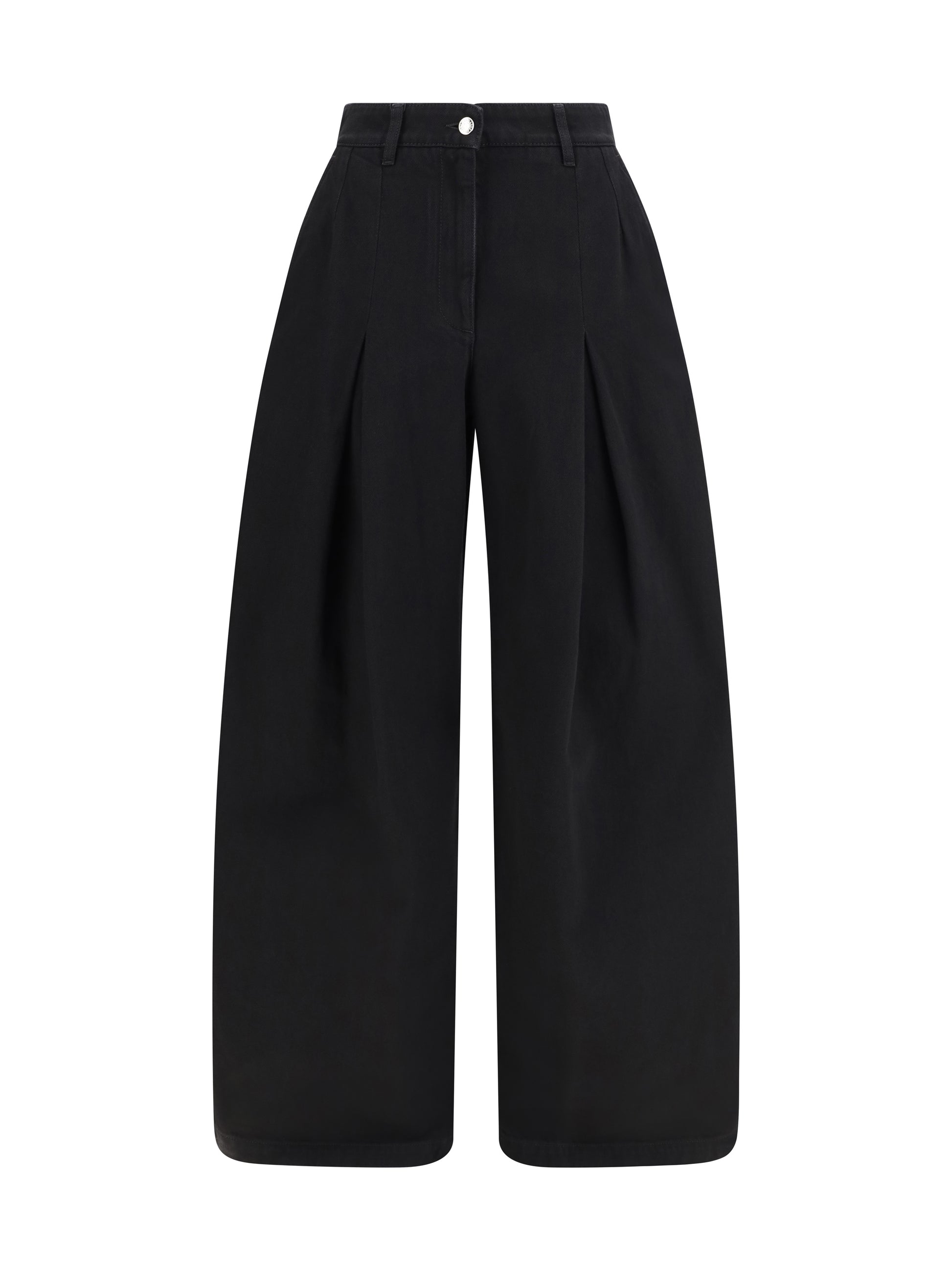 Dolce & Gabbana Women Wide-Leg Cotton Jeans DOLCE & GABBANA