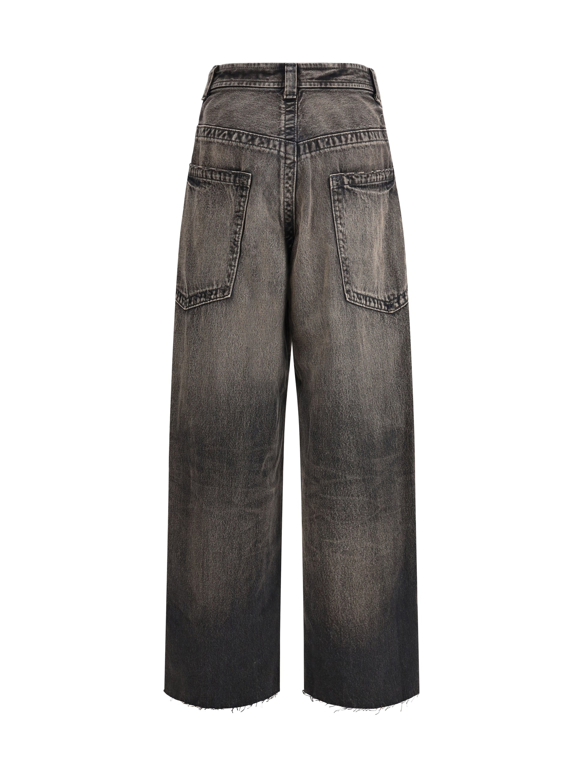 Maison Mihara Yasuhiro Women “Amateur Sewn Like” Wide Denim Jeans MAISON MIHARA YASUHIRO