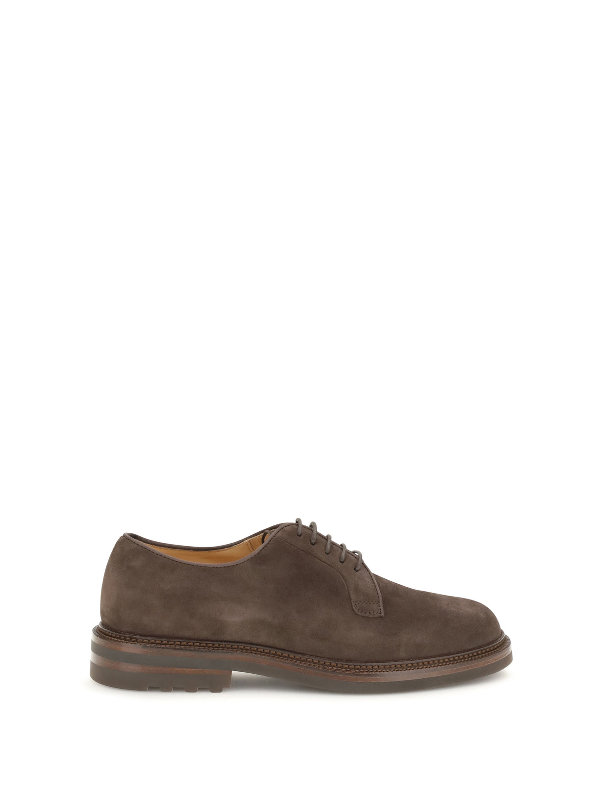 Brunello Cucinelli Men Suede Lace-Up Shoes BRUNELLO CUCINELLI