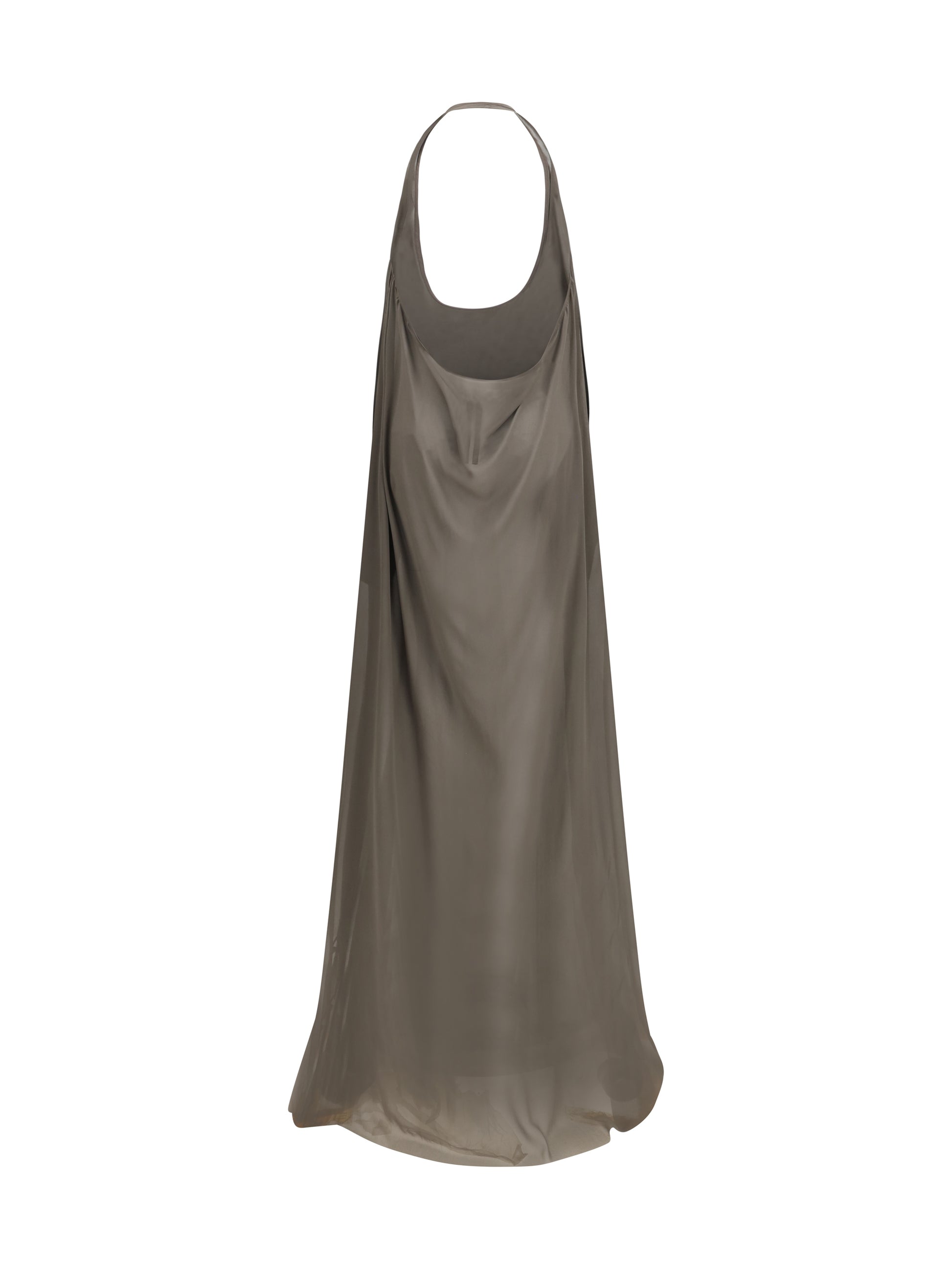 Rick Owens Women Haltar Silk Georgette Dress RICK OWENS
