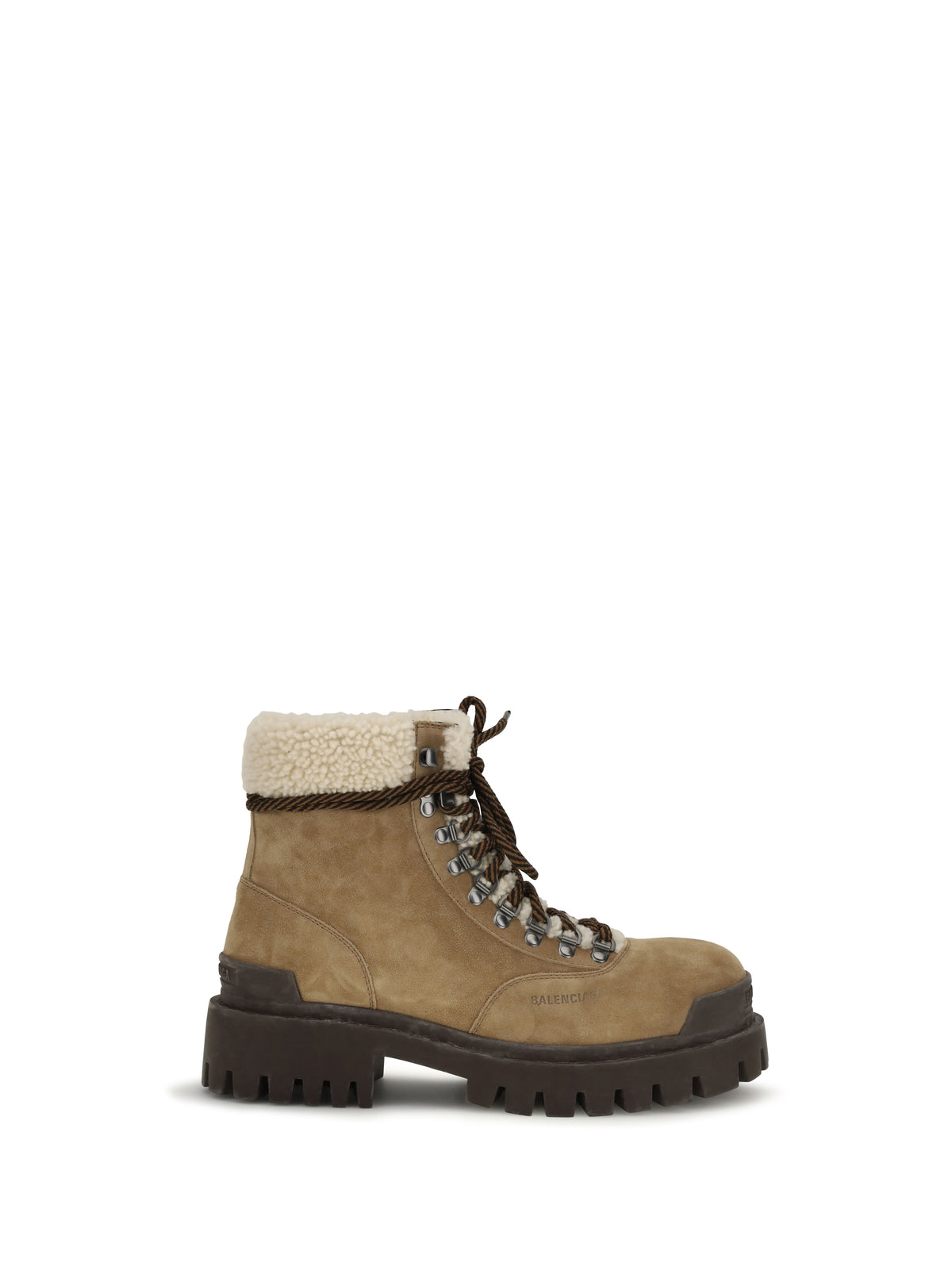 Balenciaga Men Combat Strike Ankle Boots BALENCIAGA