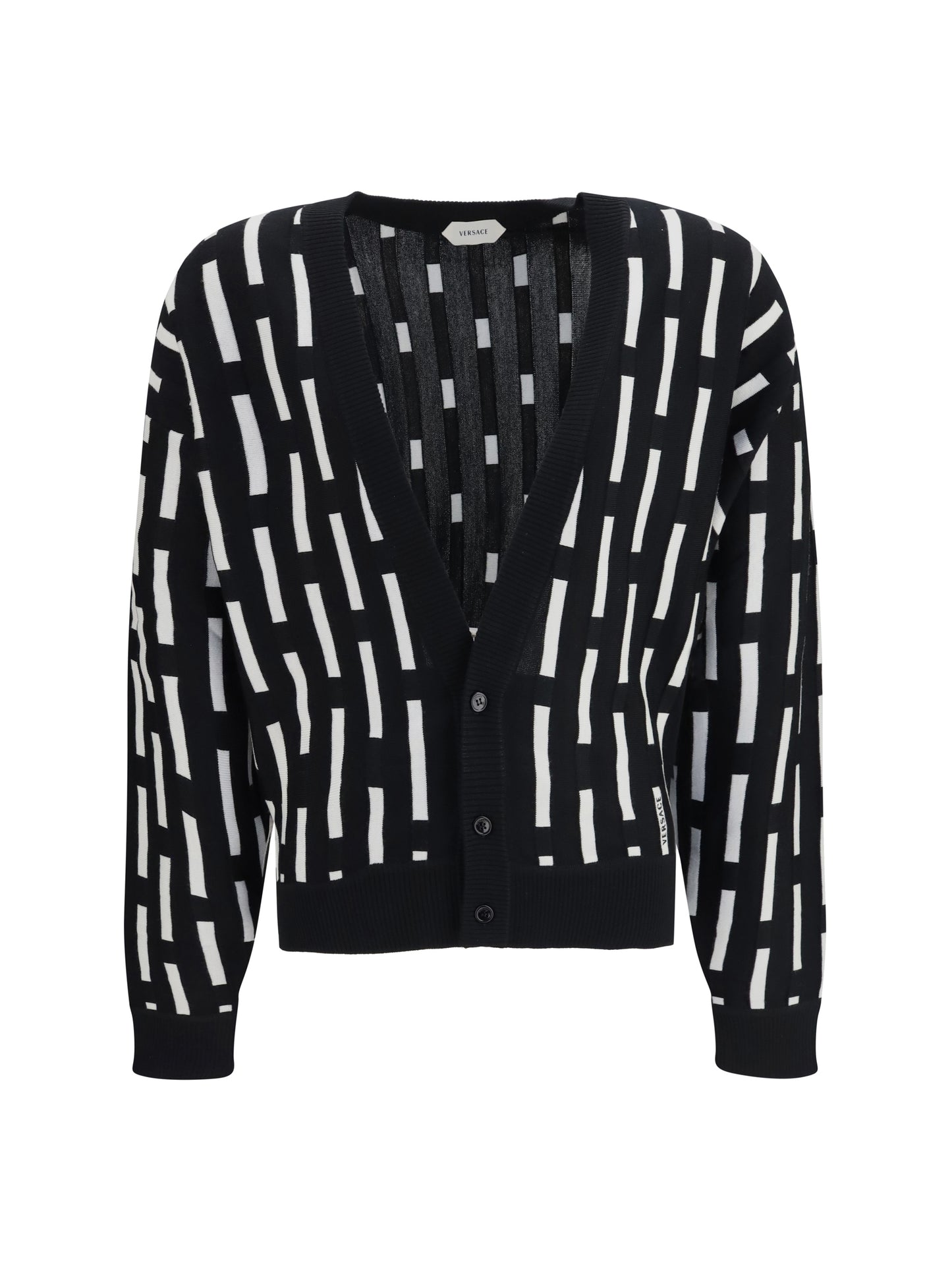 Versace Men Gianni Dashes Cardigan VERSACE