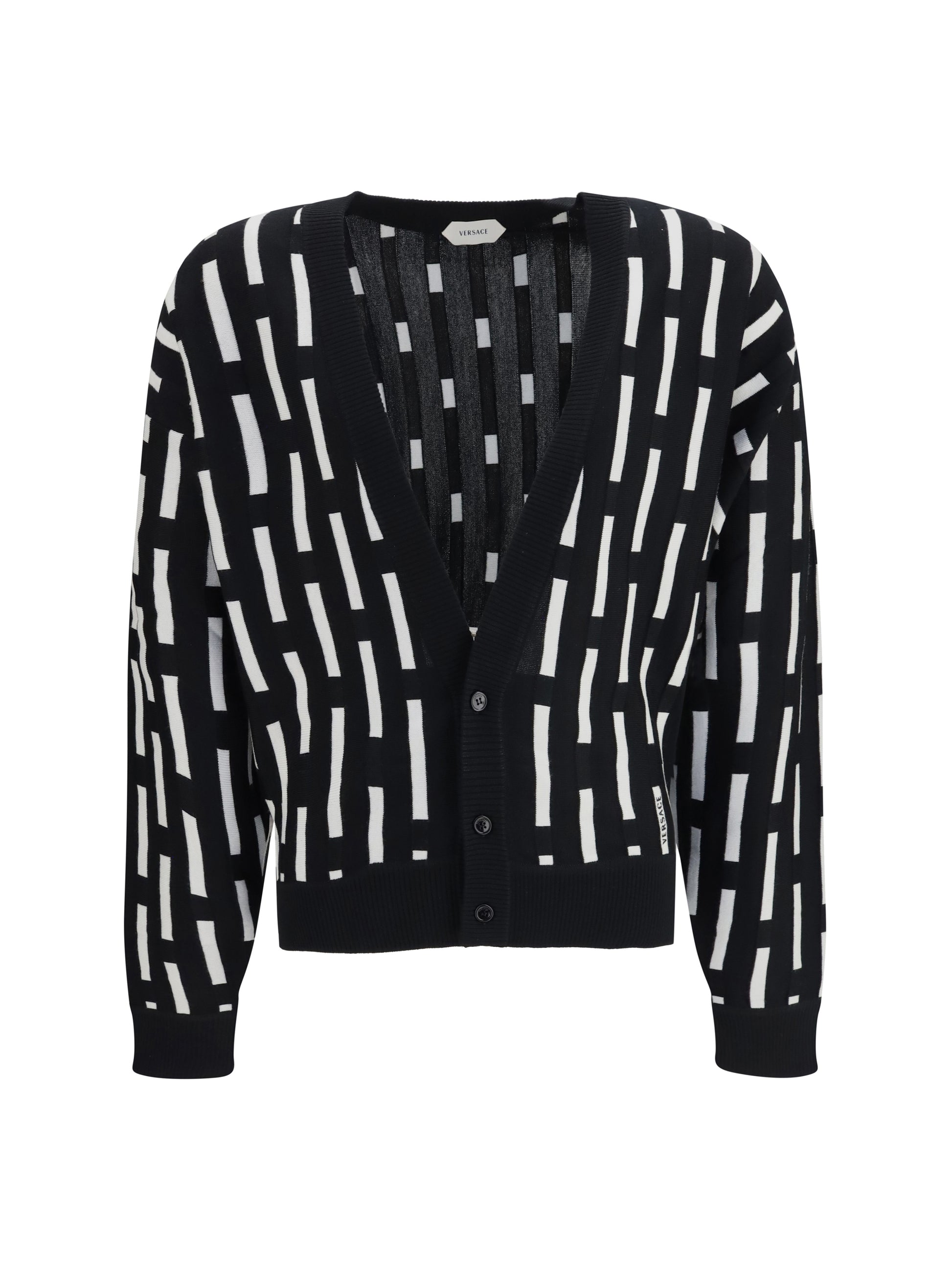Versace Men Gianni Dashes Cardigan VERSACE