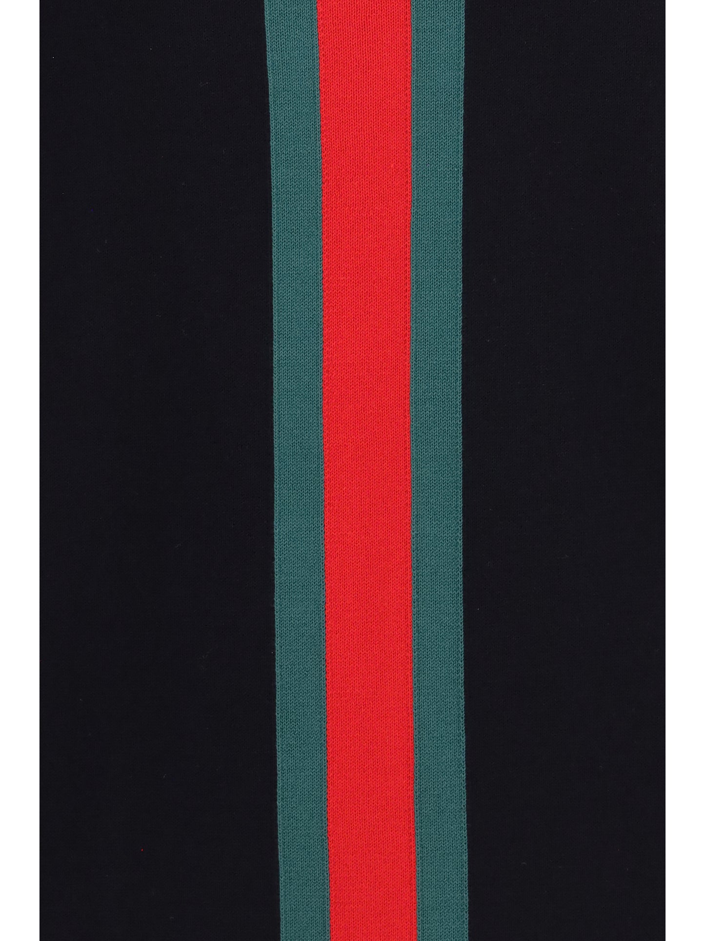 Gucci Men Knitted Cotton Sweater With Web Intarsi GUCCI