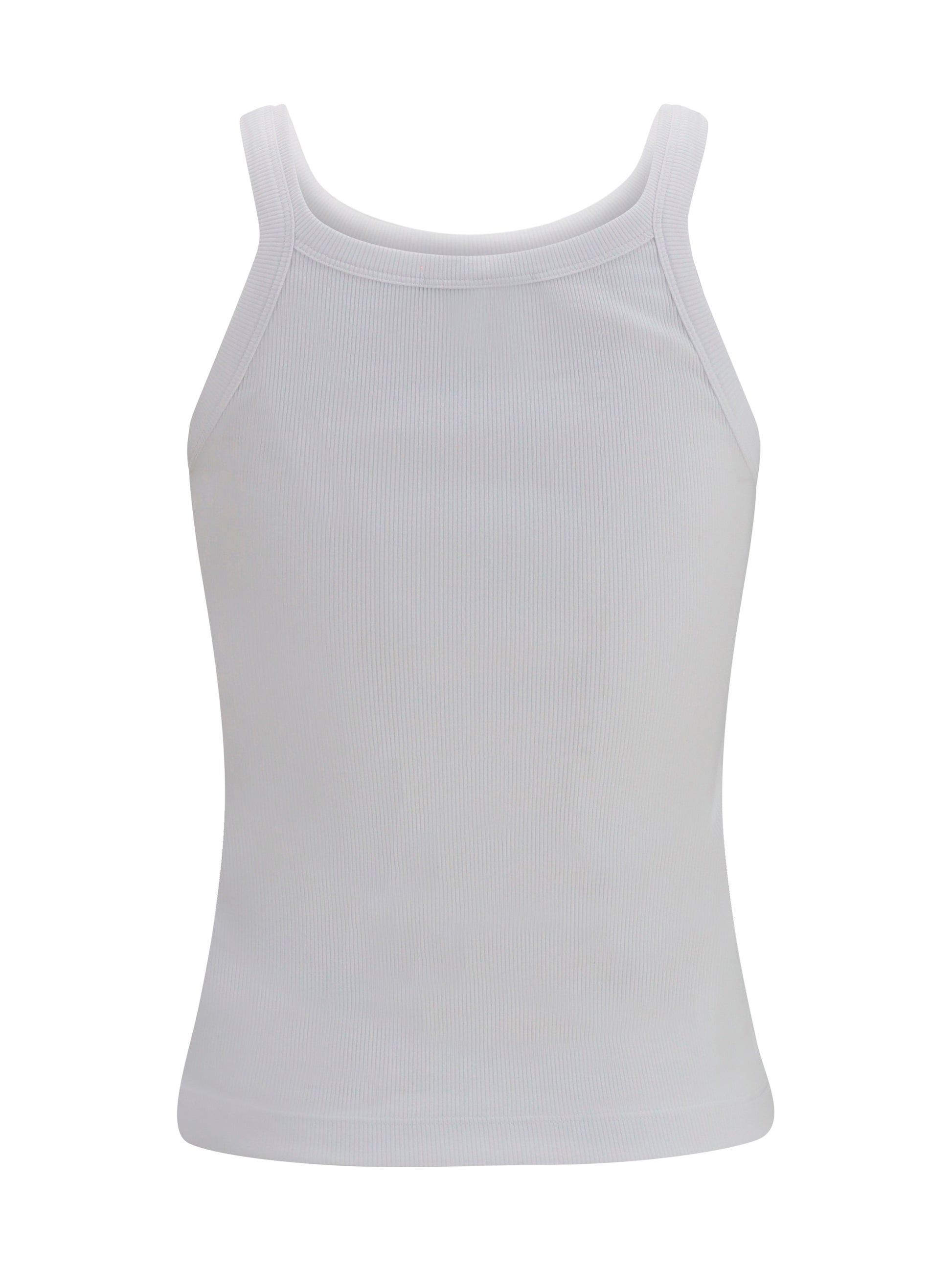 Fendi Women Ribbed Cotton Tank Top FENDI
