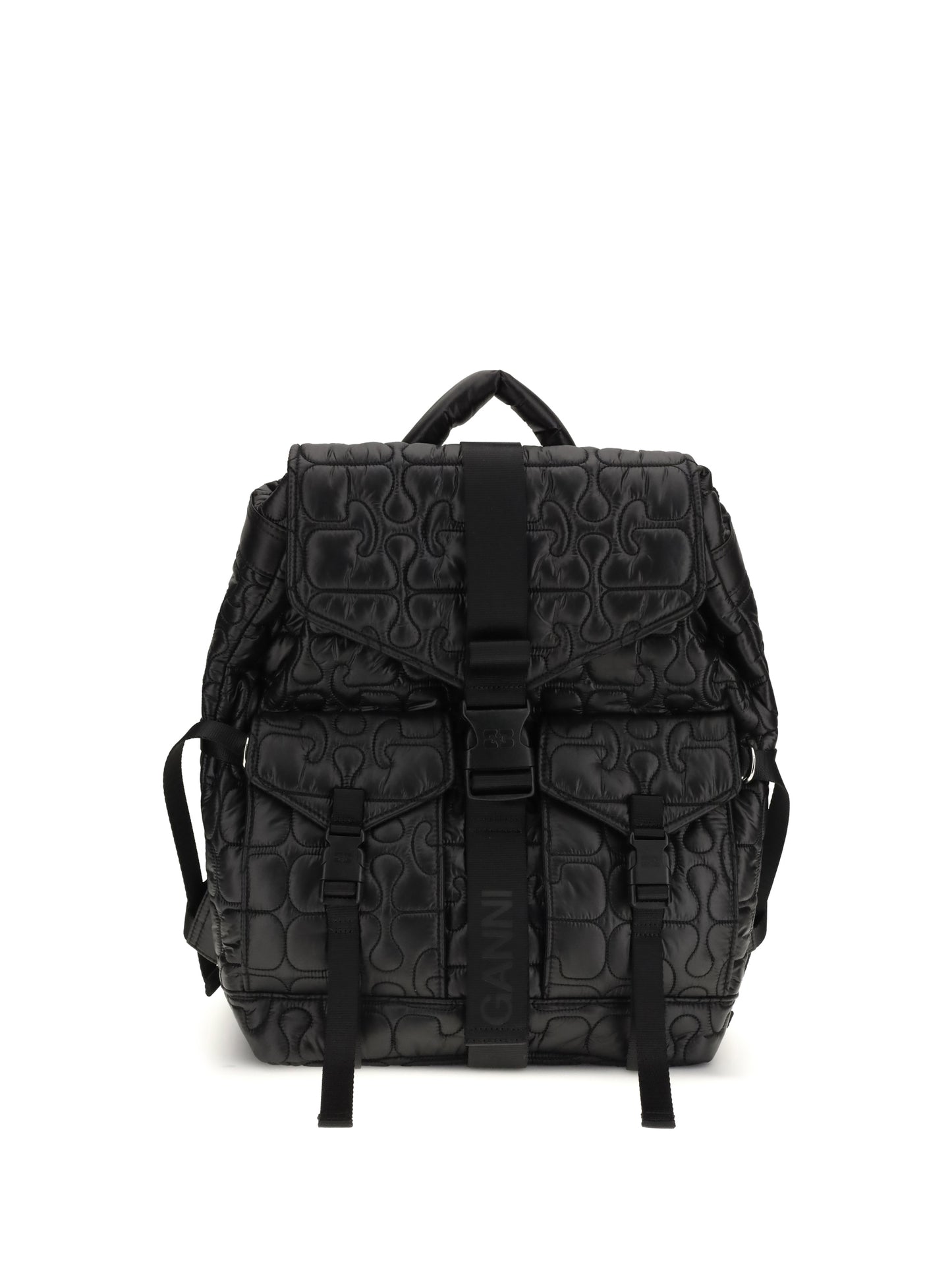 Ganni Women Re-Tech Quilted Backpack GANNI