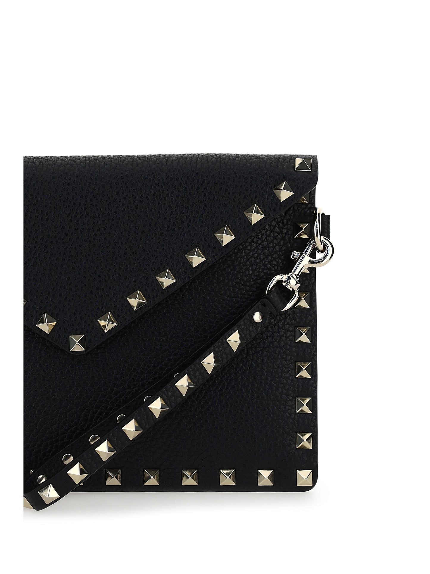 Valentino Garavani Women Rockstud Leather Clutch VALENTINO GARAVANI