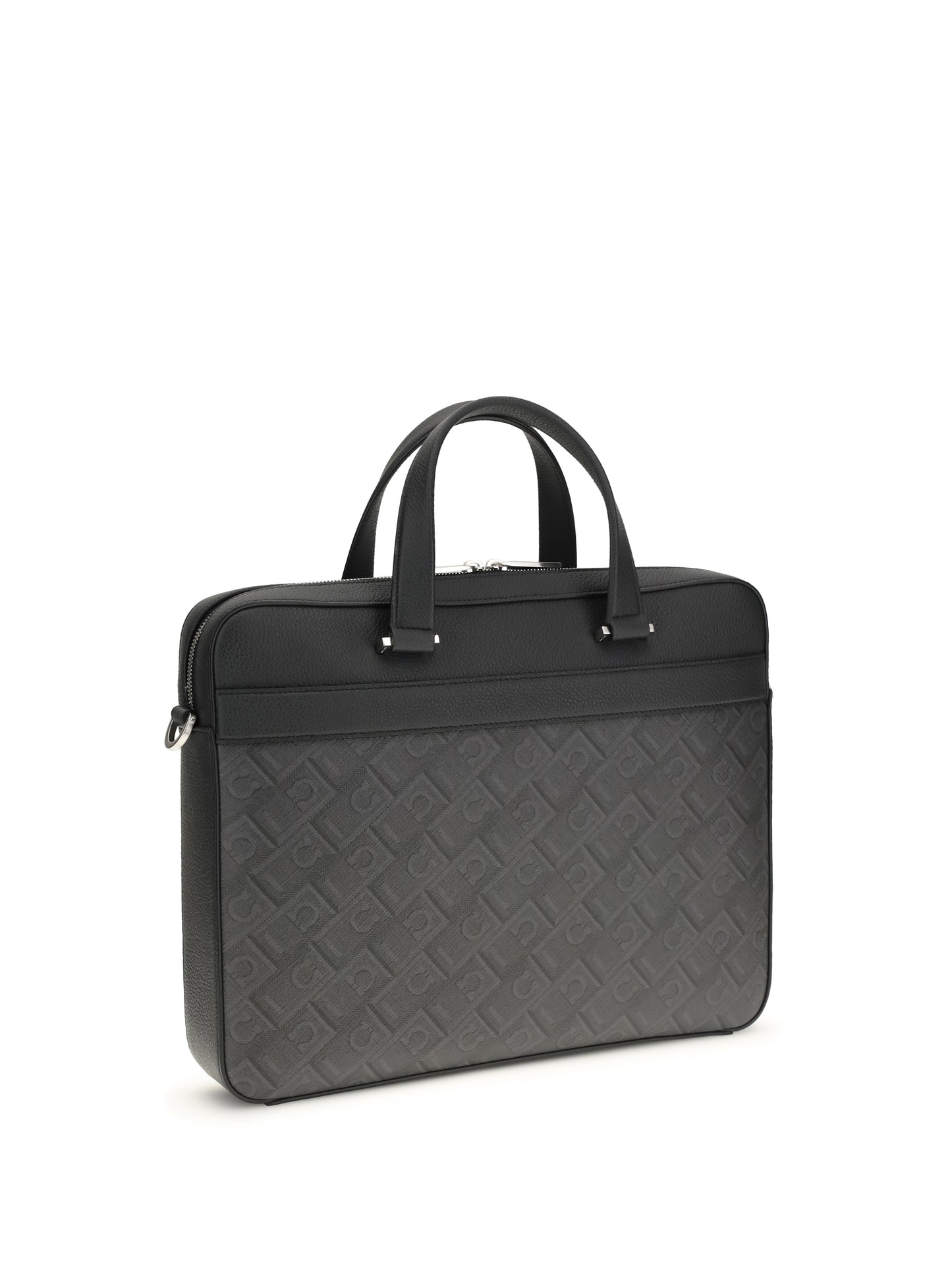 Ferragamo Men Monogram Work Bag FERRAGAMO