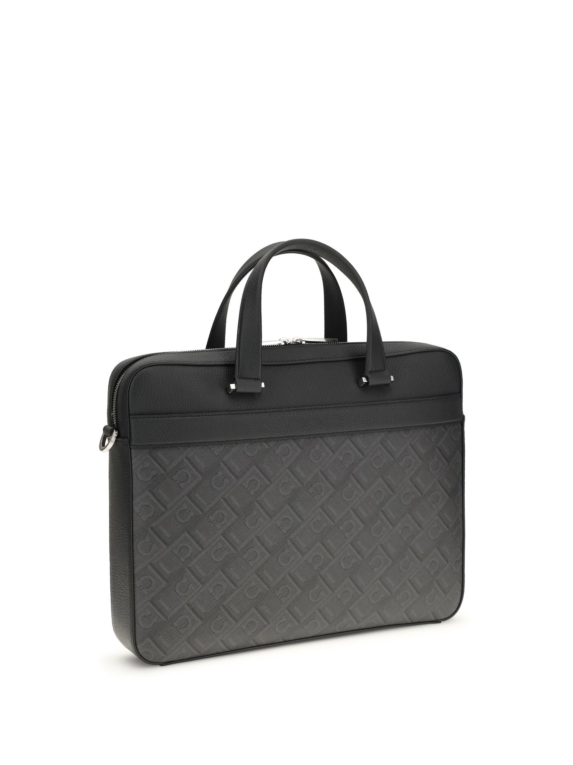 Ferragamo Men Monogram Work Bag FERRAGAMO