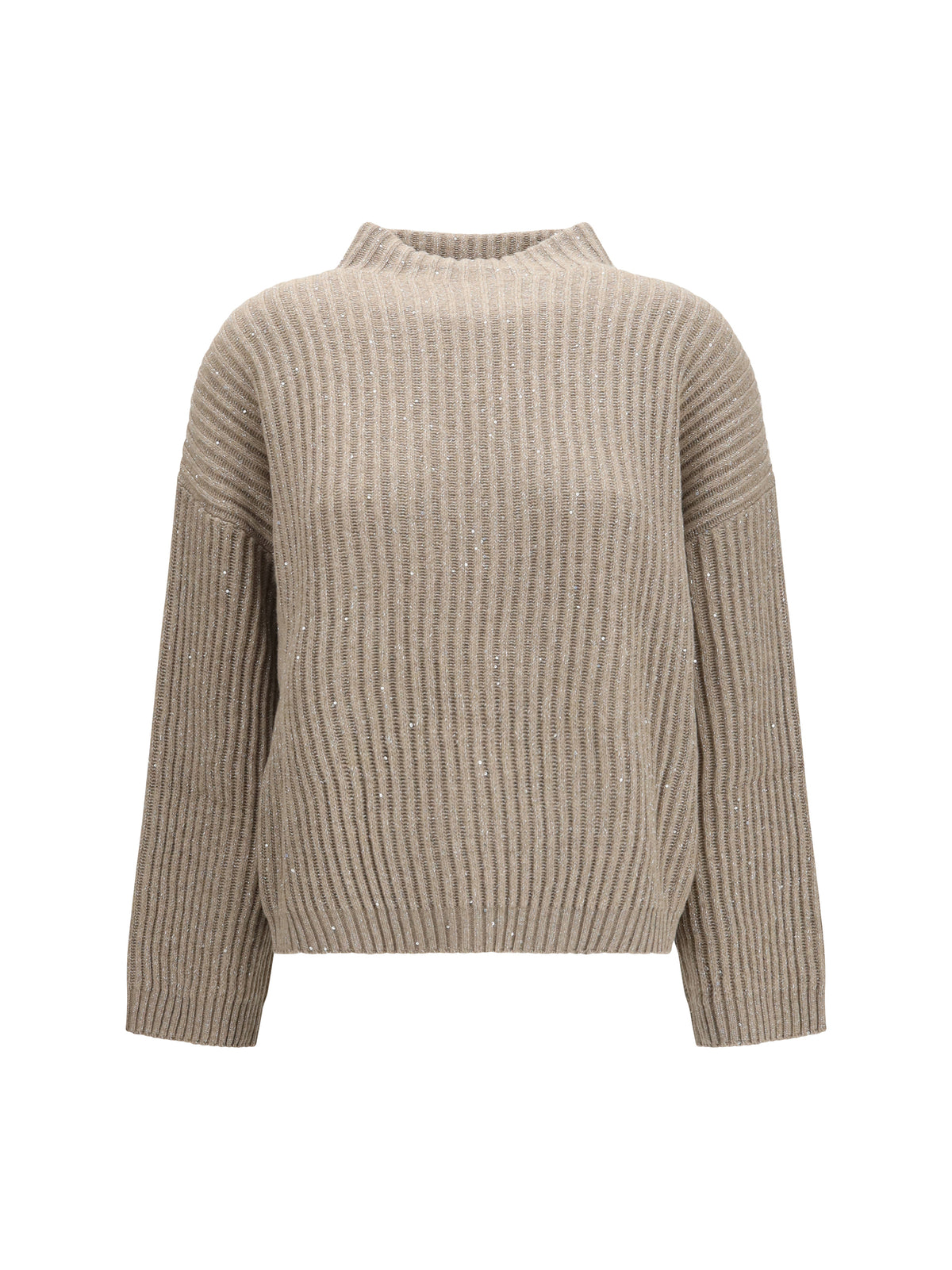 Brunello Cucinelli Women Cashmere And Wool Turtleneck Sweater BRUNELLO CUCINELLI