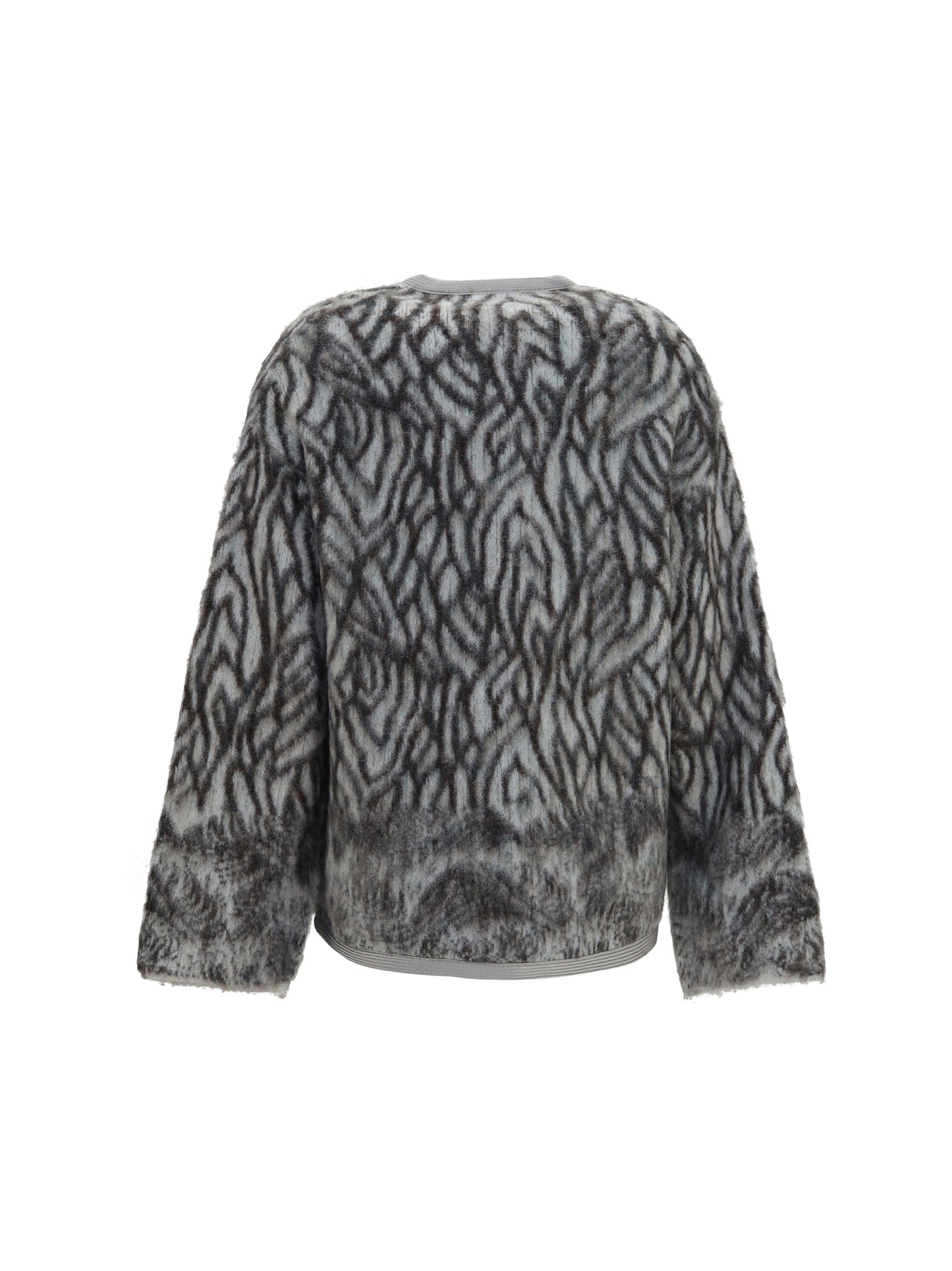 Forte_Forte Women Heron Feather Motif Brushed Cardigan FORTE FORTE