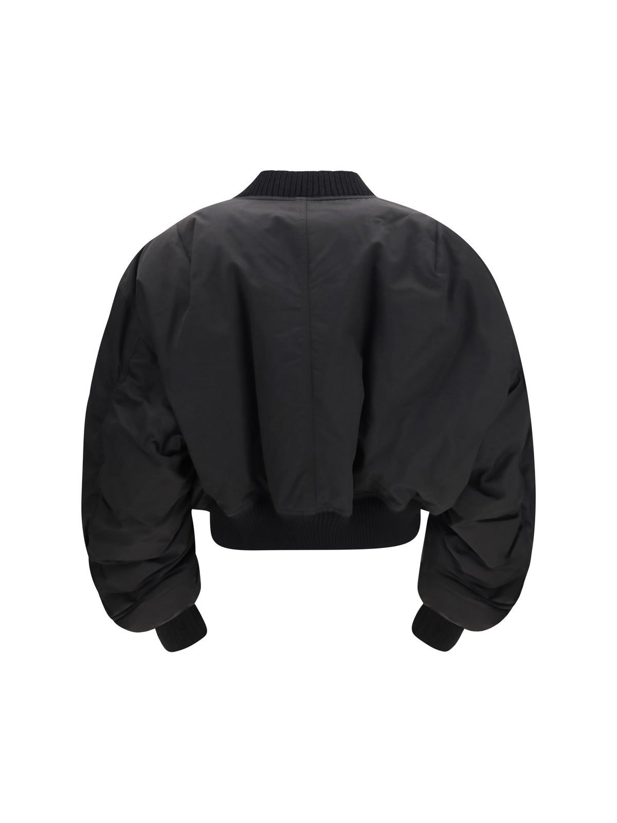 Rick Owens Men Bomber Jacket With Gathered Sleeves RICK OWENS