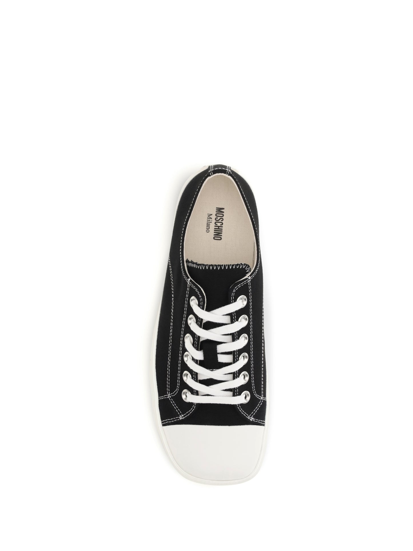Moschino Men Canvas Couture Sneakers MOSCHINO