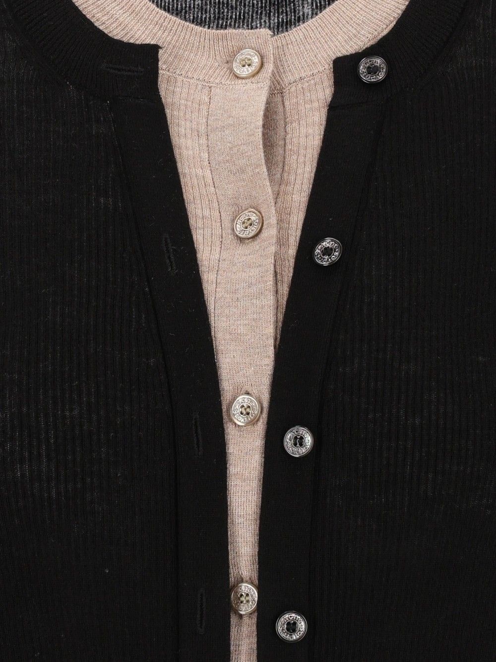 Acne Studios Women Layered Button-Up Cardigan ACNE STUDIOS