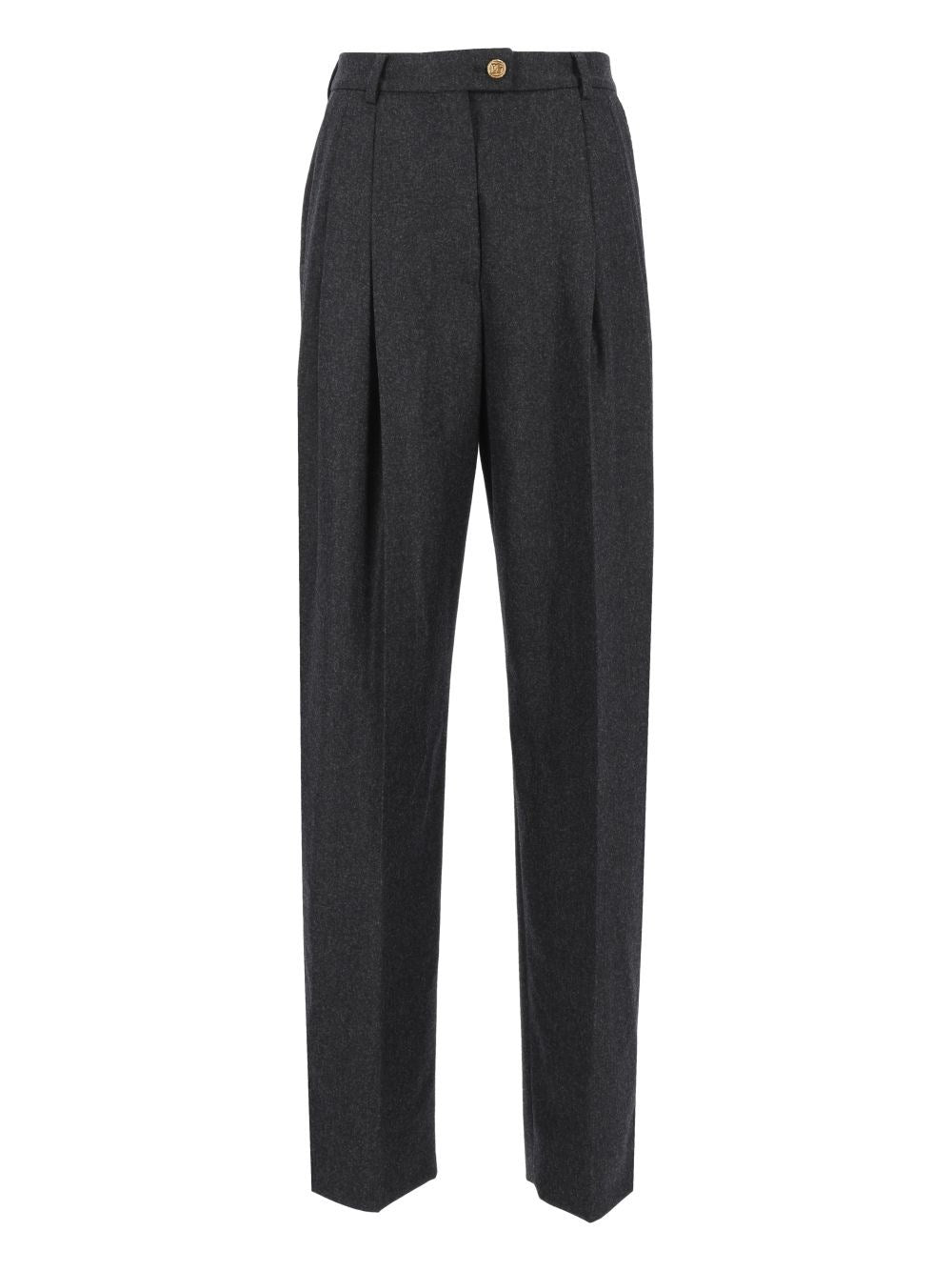 Dolce & Gabbana Women Wool Flannel Trousers DOLCE & GABBANA