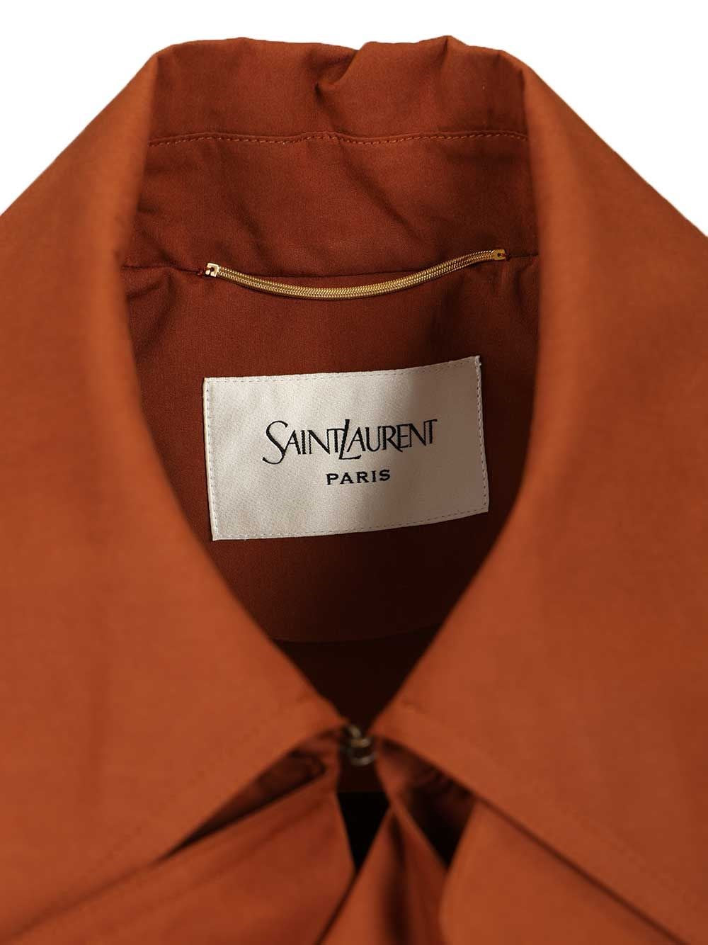 Saint Laurent Women Oversized Double-Breasted Trench Coat SAINT LAURENT