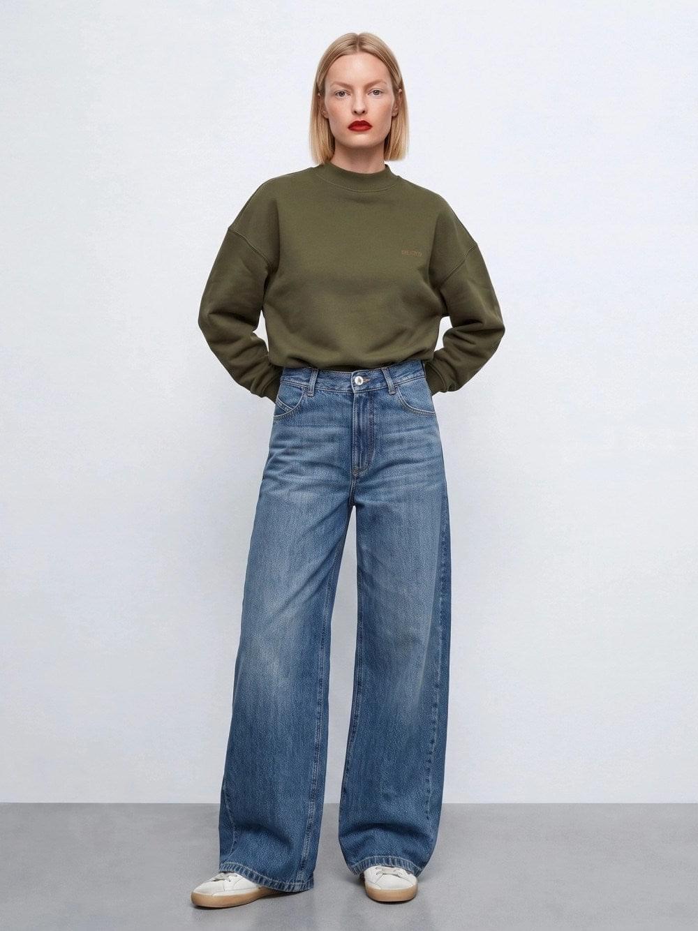 The Attico Women Denim Trousers THE ATTICO