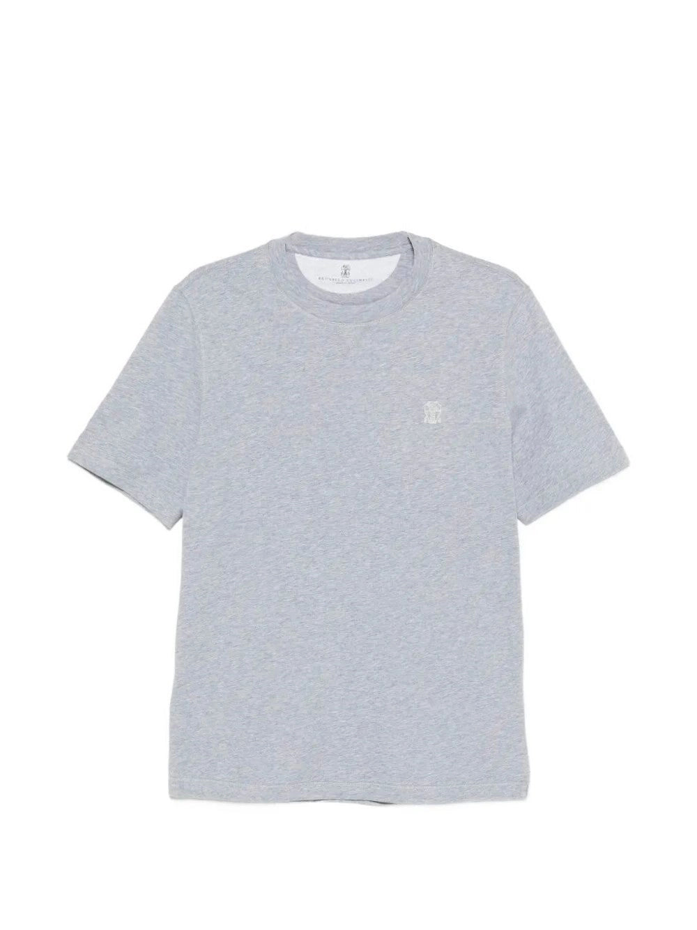 Brunello Cucinelli Men Crew-Neck T-Shirt With Logo BRUNELLO CUCINELLI