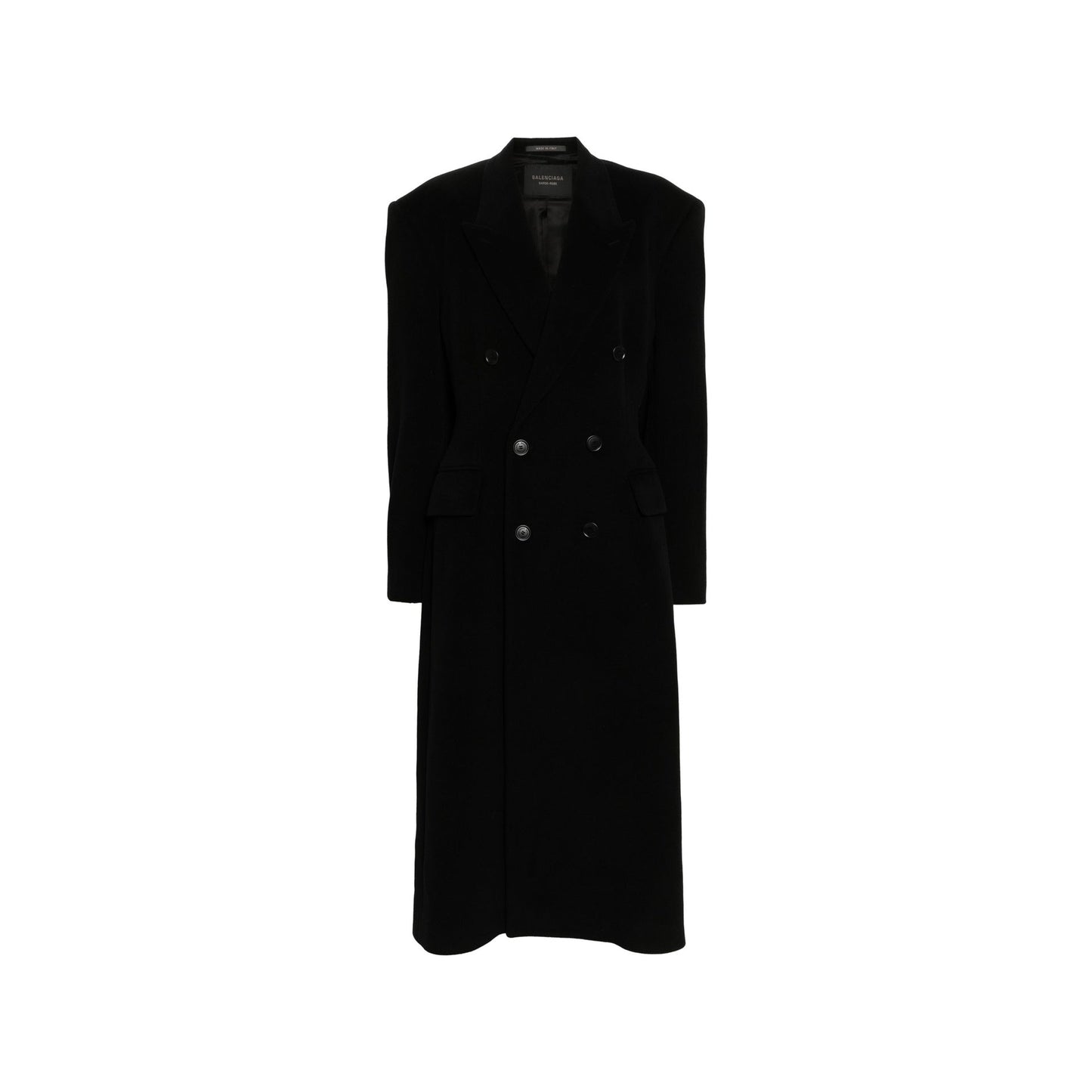Balenciaga Cashmere And Wool Cinched Coat Women BALENCIAGA