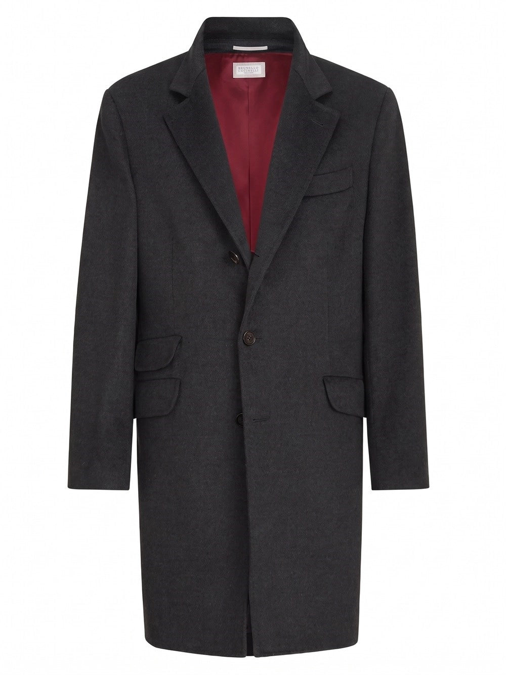 Brunello Cucinelli Men Lightweight Virgin Wool Coat BRUNELLO CUCINELLI