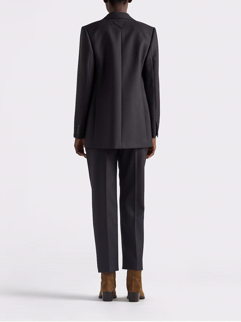 Prada Women Gabardine Straight Pants PRADA