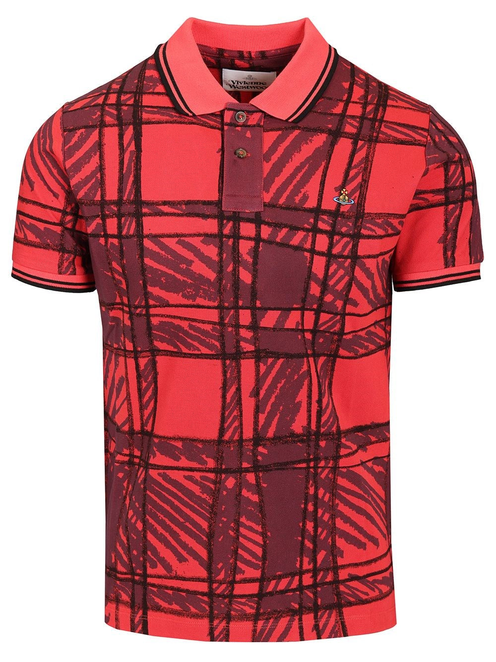 Vivienne Westwood Men Scribble Polo VIVIENNE WESTWOOD