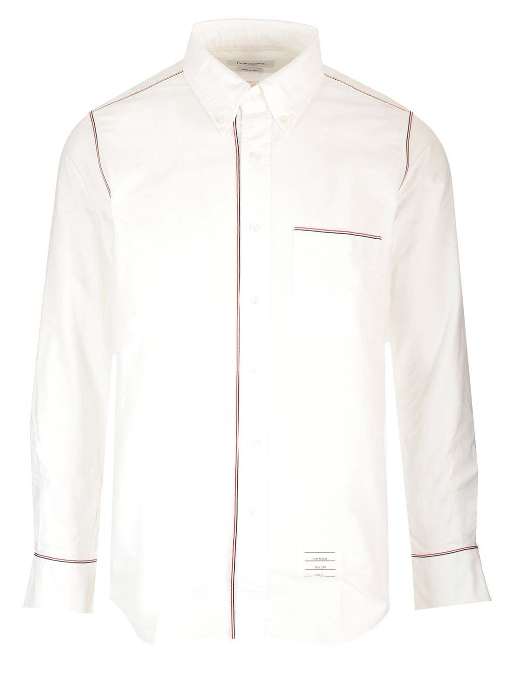 Thom Browne Men Oxford Framing Shirt THOM BROWNE