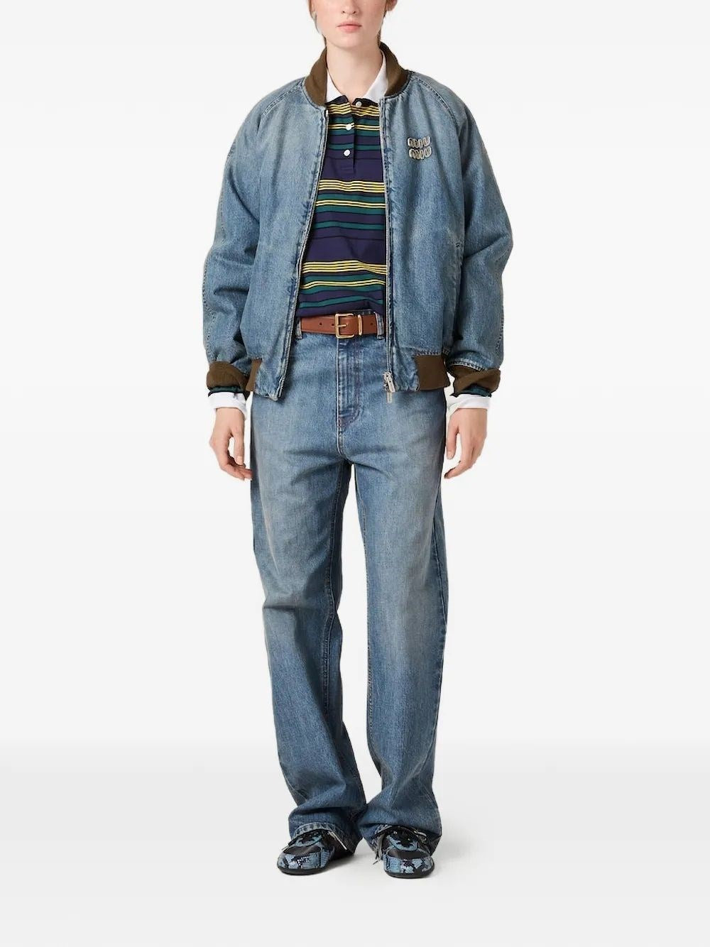 Miu Miu Women 5-Pocket Jeans MIU MIU
