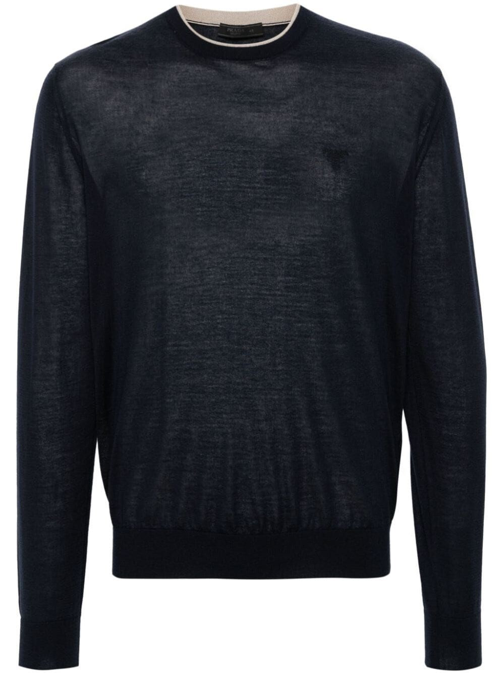 Prada Men Round-Neck Sweater