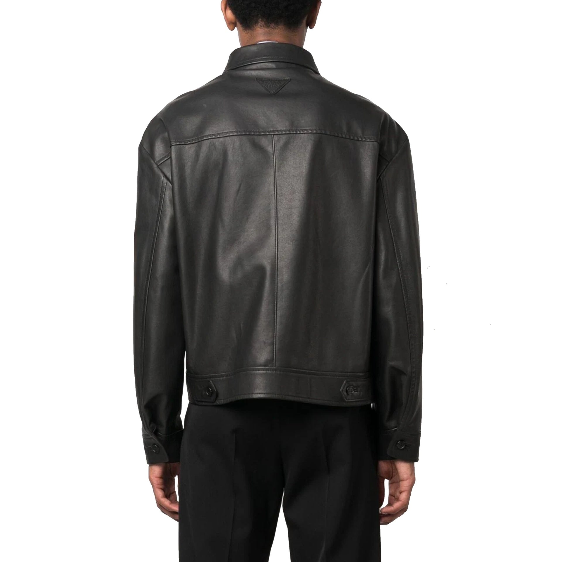 Prada Leather Jacket Men PRADA