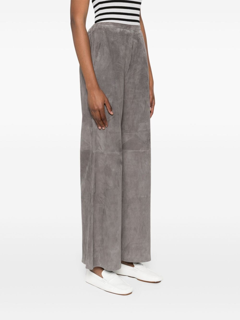 Forte_Forte Women Lightweight Suede Trousers FORTE FORTE