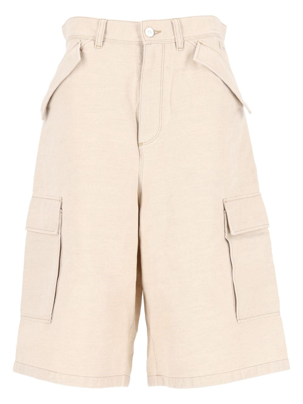 Fendi Women Selleria Denim Bermuda Shorts FENDI
