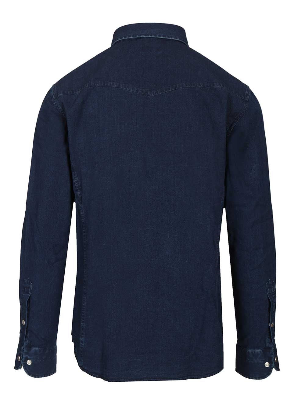 Tom Ford Men Lightweight Denim Western Shirt TOM FORD