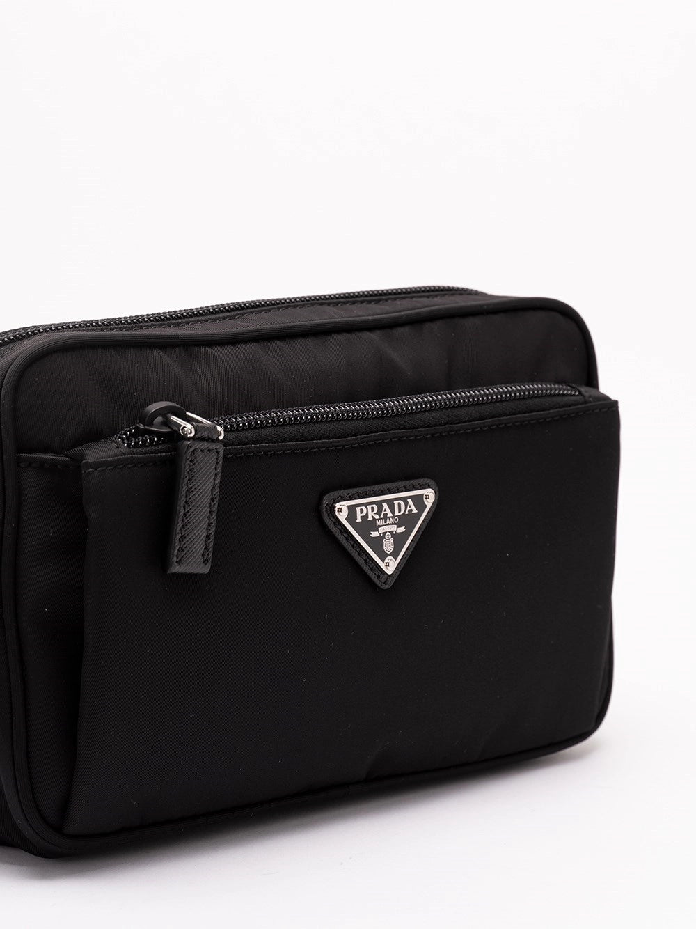 Prada Men Re-Nylon And Saffiano Leather Belt Bag PRADA