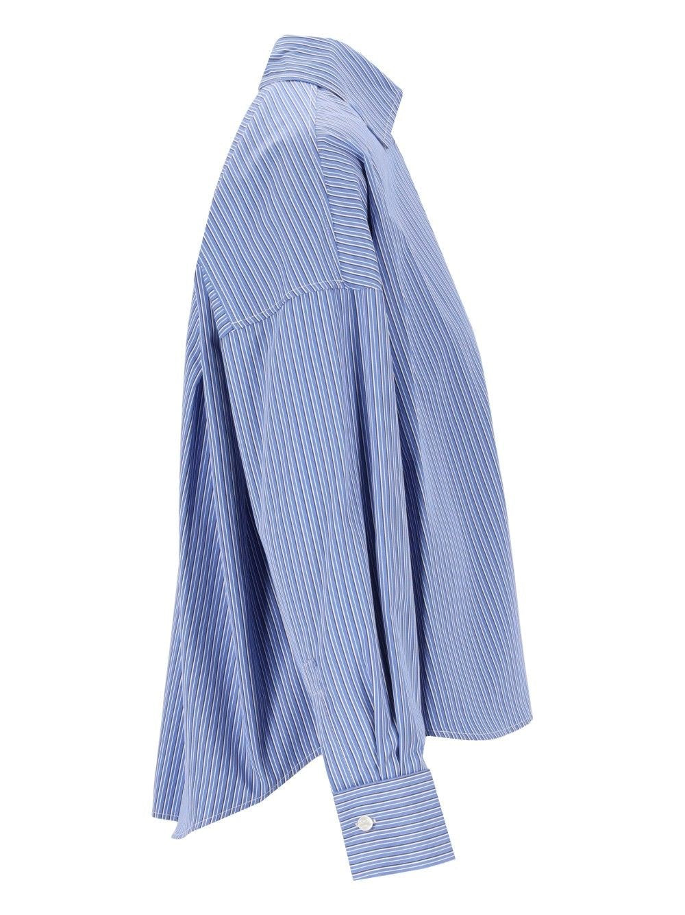 Weekend Max Mara Women Short Striped Cotton Shirt WEEKEND MAX MARA