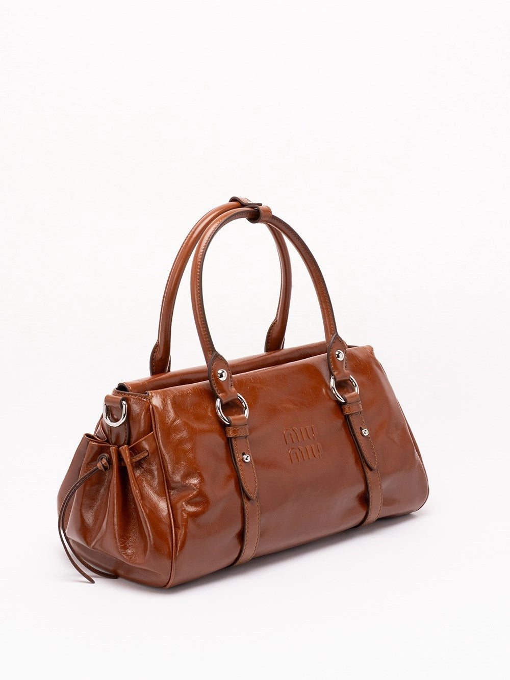 Miu Miu Women Shiny Leather Handbag MIU MIU