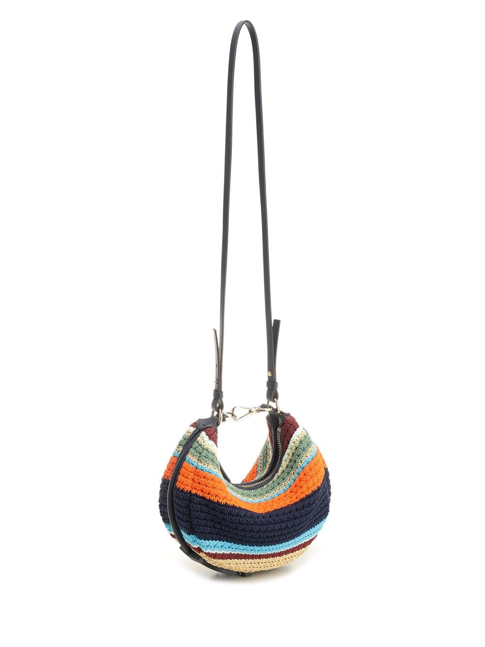 Fendi Women Mini Fendigraphy In Straw FENDI