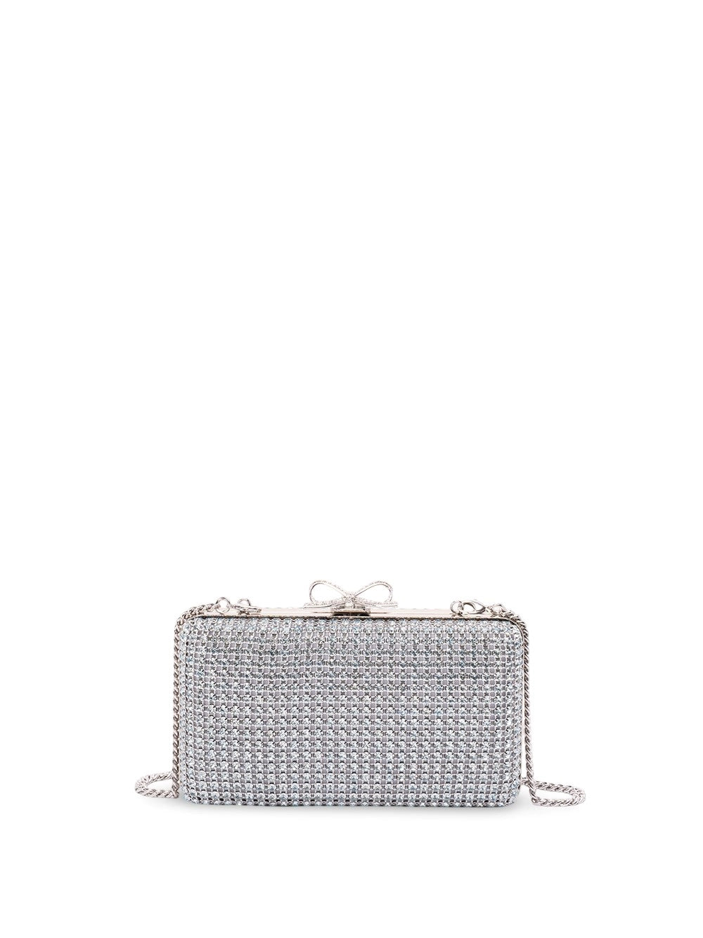Self-Portrait Women Crystal Chainmail Clutch Bag SELF-PORTRAIT