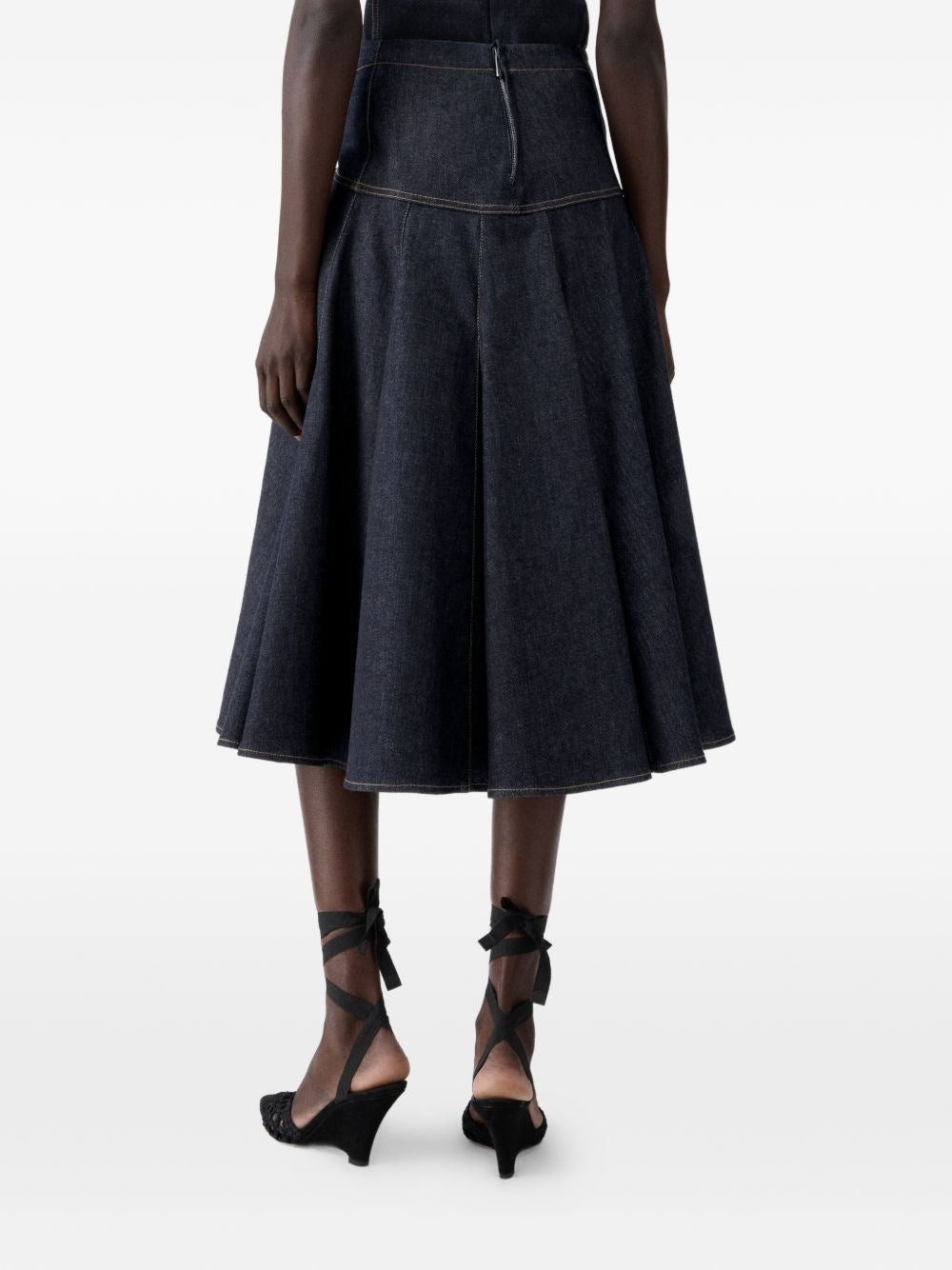 Jacquemus Women Lavoir De-Nîmes Denim Skirt JACQUEMUS