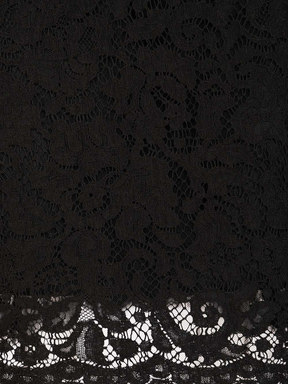 Dolce & Gabbana Women Stretch Lace Midi Skirt DOLCE & GABBANA
