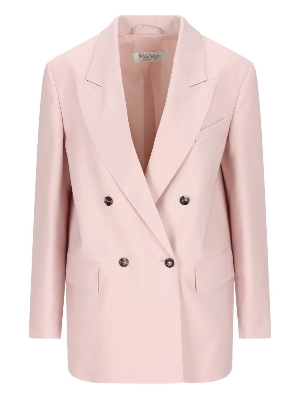 Max Mara Women Ombrosa Double-Breasted Blazer In Wool, Mohair And Silk Blend MAX MARA