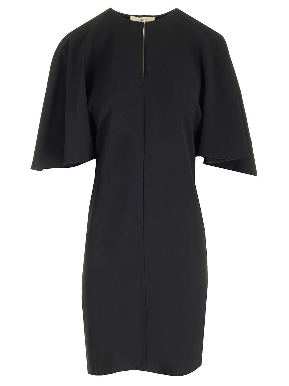 Chloe' Women Cape Sleeves Mini Dress CHLOE