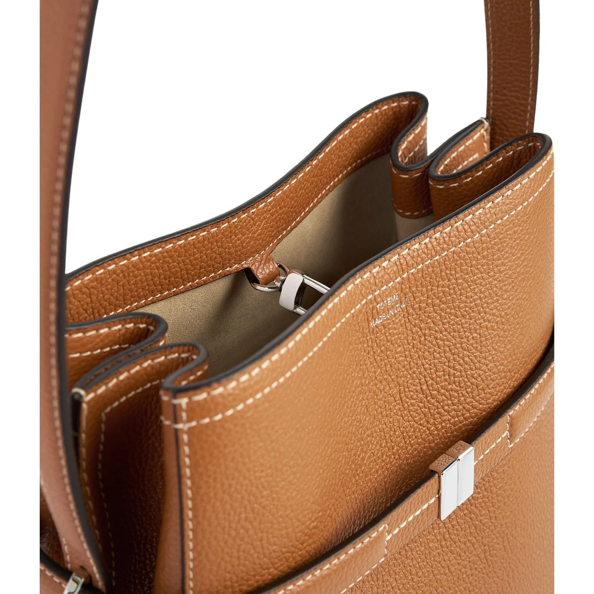 Toteme Leather Bucket Bag Women TOTEME