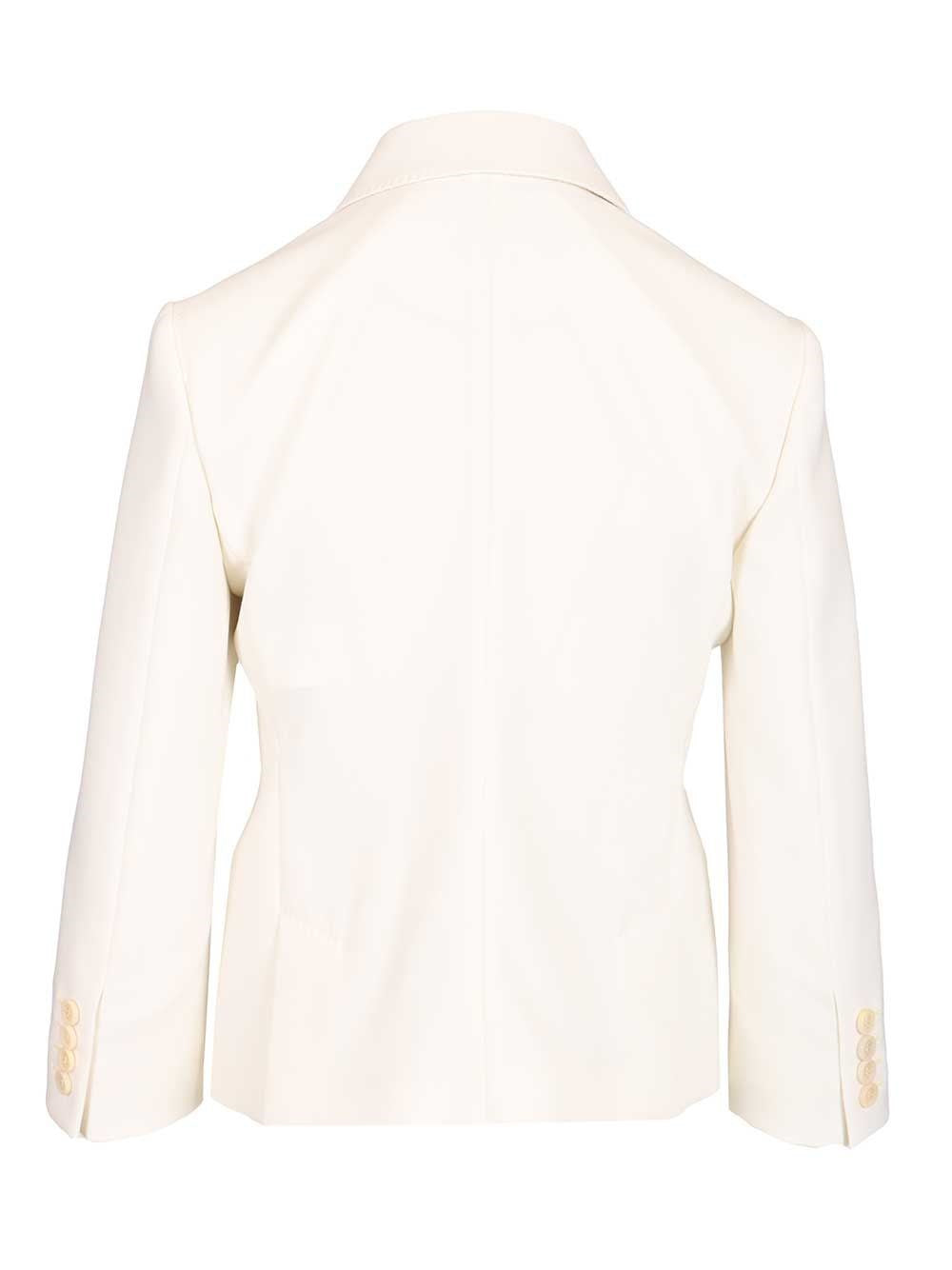 Max Mara Women Wool Canvas Crop Blazer MAX MARA