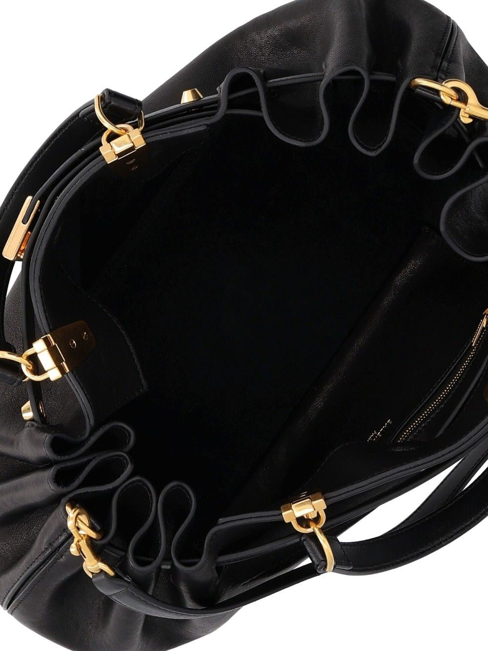 Balenciaga Women Balenciaga Small "Fan Carryall" Handbag BALENCIAGA