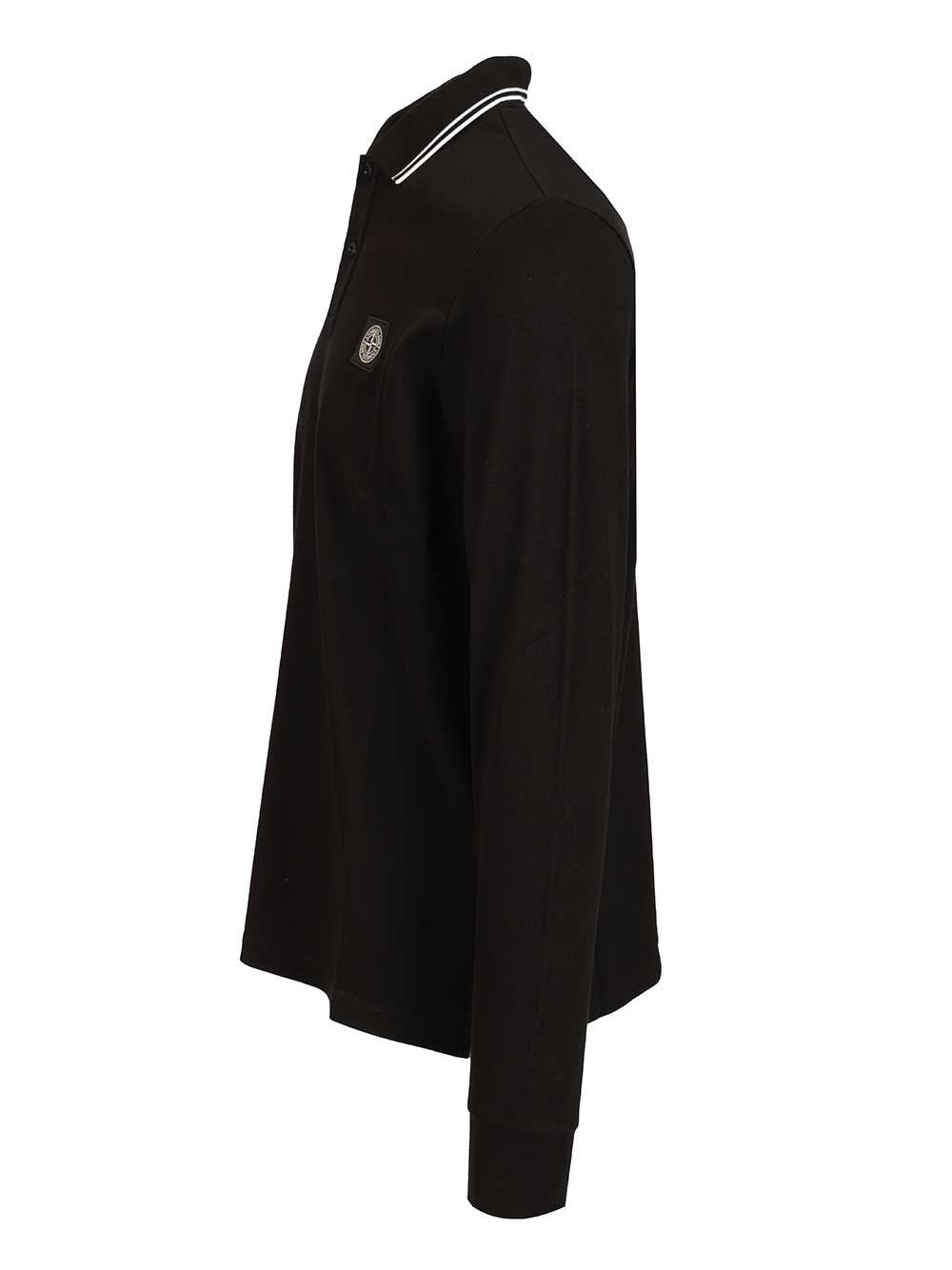 Stone Island Men Long-Sleeved Polo Shirt STONE ISLAND