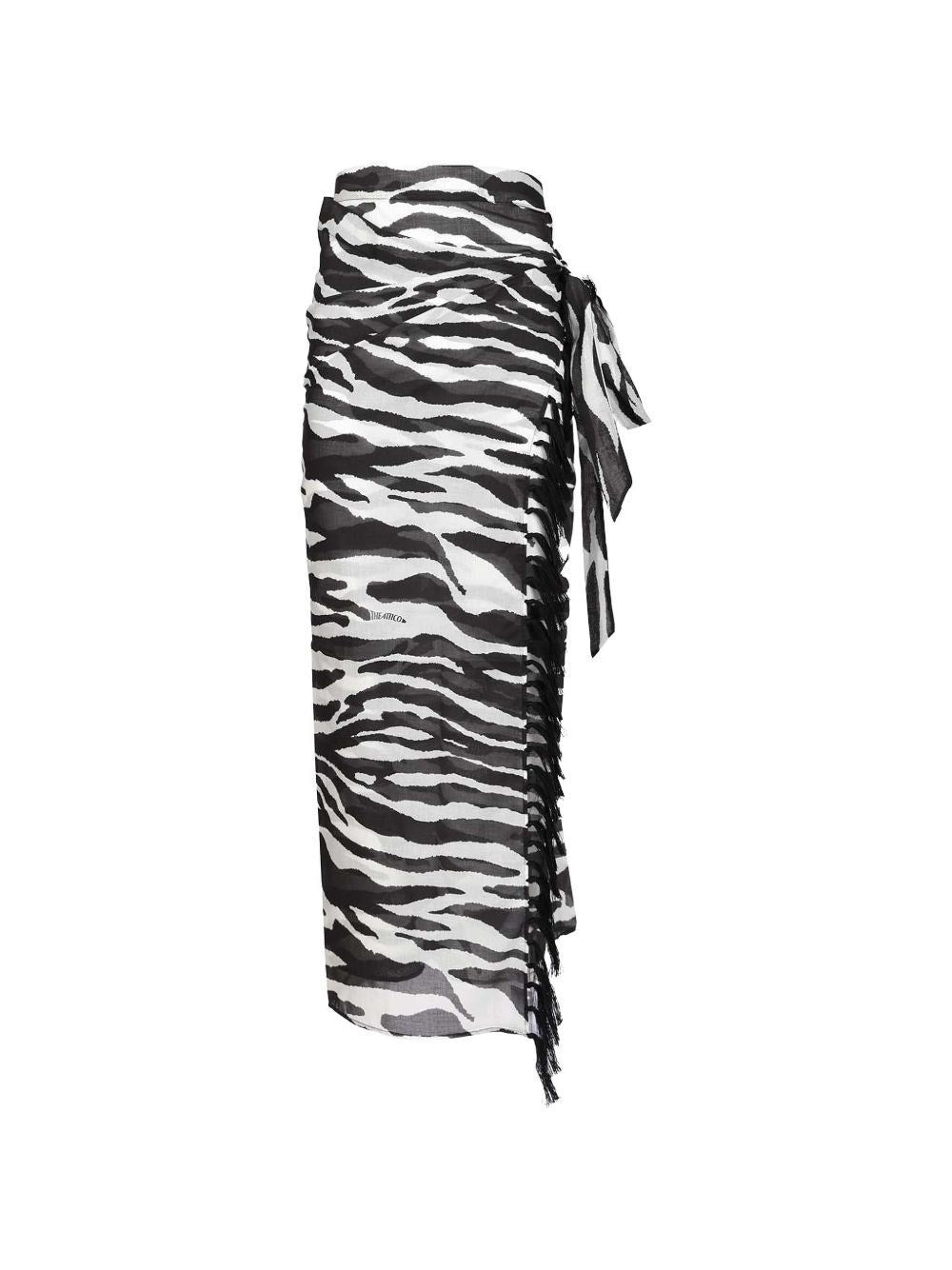The Attico Women Animal Print Pareo THE ATTICO