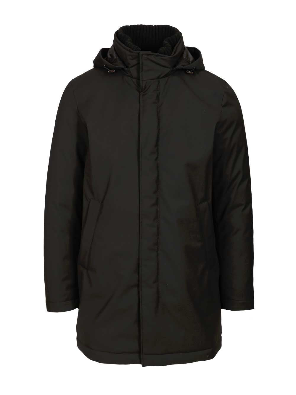 Herno Men Parka In New Business Technical Fabric And Ultralight Nylon HERNO