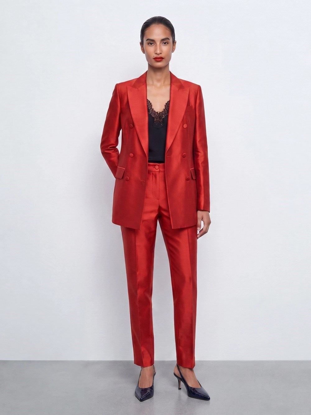 Dolce & Gabbana Women Mikado Trousers DOLCE & GABBANA