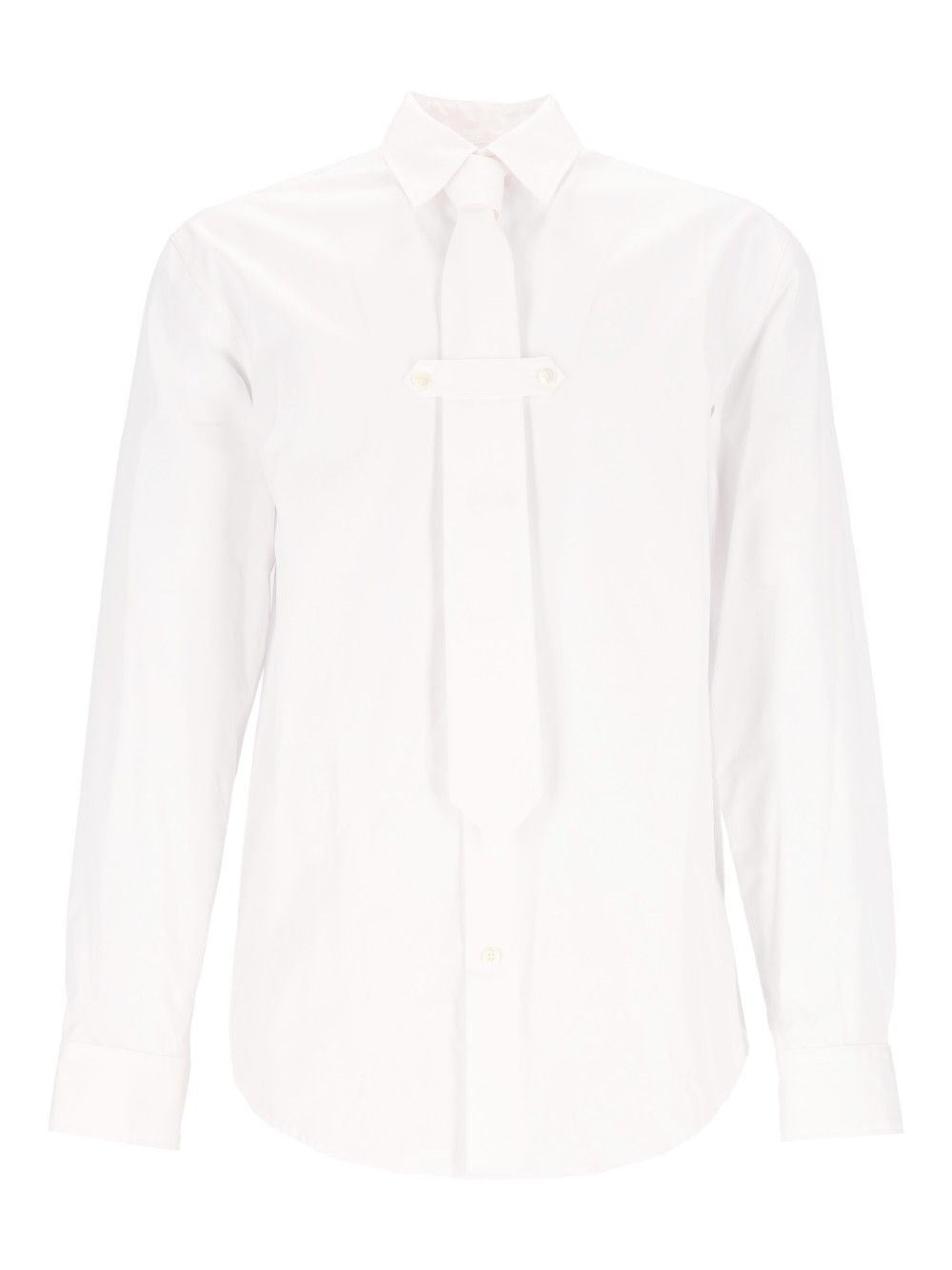 Dries Van Noten Men Poplin Shirt With Tie DRIES VAN NOTEN